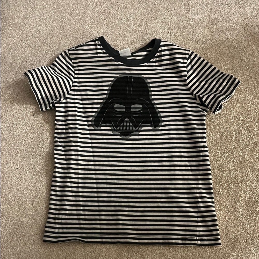 Hanna Andersson Black and White Striped Kids Tee